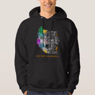 RSD CRPS Awareness Ribbon Support Giften Hoodie