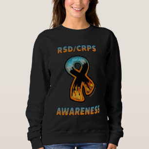 RSD/CRPS BEWUSTMAKING vuur en ijs Trui