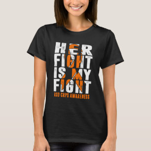 RSD CRPS Bewustzijn Haar Fight Oranje Ribbon Compl T-shirt