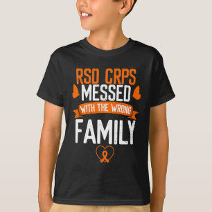 RSD CRPS heeft de verkeerde familie Oranje Ribbon T-shirt