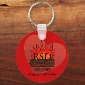 RSD/CRPS heeft geen eigen hart Sleutelhanger (Voorkant)