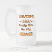 RSD/CRPS... Nerves Verre Frosted Beer Mug (Gauche)