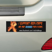 RSD/CRPS-reflectiestoel Bumpersticker (Op auto)