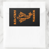 RSD/CRPS WARRIOR phoenix Rechthoekige Sticker (Tas)