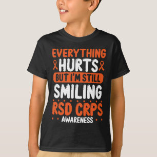 RSD CRPS Warrior Sinaasappel Lint Nog steeds gliml T-shirt