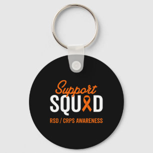 RSD CRPS Warrior Survivor Awareness Support Squad Sleutelhanger