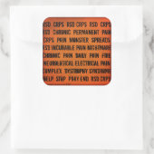 RSD CRPS Word sticker (Tas)