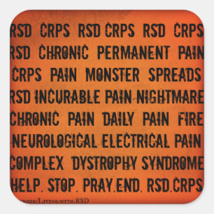 RSD CRPS Word sticker
