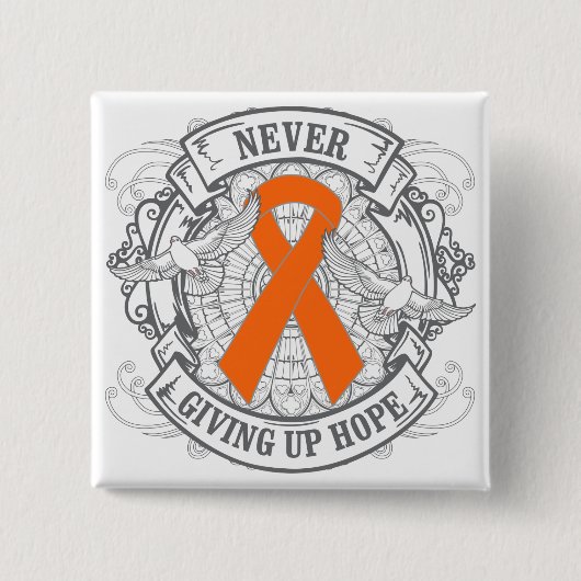 RSD geeft nooit hoop op Vierkante Button 5,1 Cm (Voorkant)