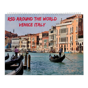 RSD over de hele wereld Venetië Italië Kalender