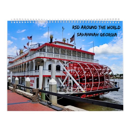 RSD Rond de Wereld | Savannah Georgia Kalender (Hoes)