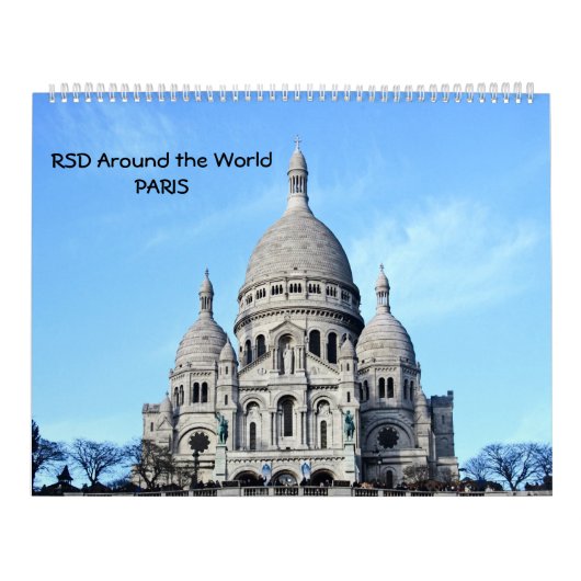 RSD rond de World Paris agenda Kalender (Hoes)