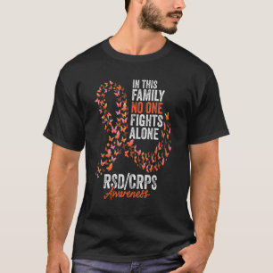 RSDCRPS Awareness Maand Butterflies Oranje Ribbon T-shirt