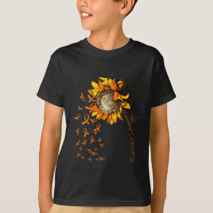 Rsdcrps bewustzijn zonnebloem oranje lint t-shirt