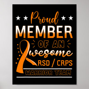 RSDCRPS Warrior Team Oranje Complex Regional Pain Poster