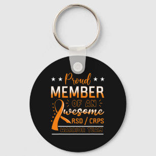 RSDCRPS Warrior Team Oranje Complex Regional Pain Sleutelhanger