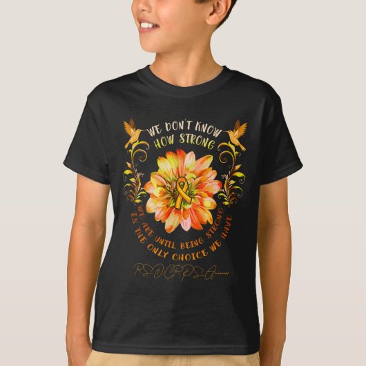Rsrps Awareness Flower We Dont Know How Strong  T-shirt (Voorkant)