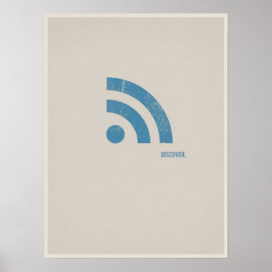 RSS minimalistisch poster