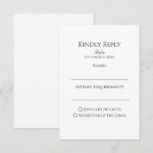 RSVP (Devant / Derrière)