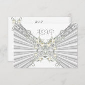 RSVP 25e verjaardag Witte Zilveren Parel Juwelen 2 (Voorkant / Achterkant)