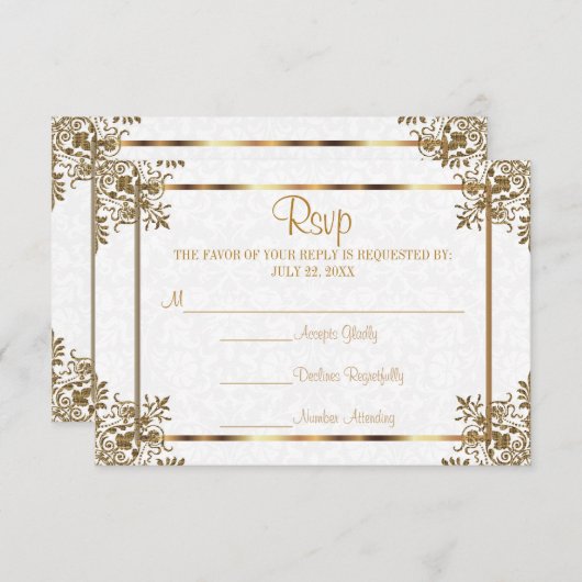 RSVP 50e anniversaire d'or (Devant / Derrière)