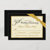 RSVP - 50e Golden Jubileum Black & Gold (Voorkant / Achterkant)