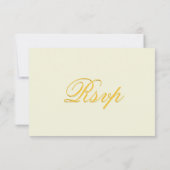 RSVP - 50e Golden Jubileum-uitnodigingen Kaartje (Achterkant)