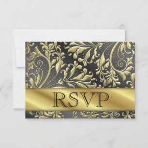 RSVP 50ste gouden huwelijksjubileumkaart Kaart