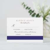 RSVP à la Bat Mitzvah Navy Nautical (Debout devant)