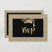 RSVP à la soirée de remise de diplôme avec casquet (Devant / Derrière)