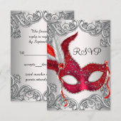 RSVP à la soirée masquée Red Mask (Devant / Derrière)