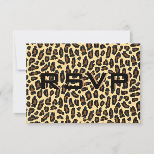 RSVP à une réception de mariage avec fourrure de l (Devant)