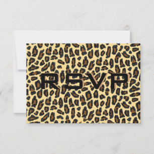 RSVP à une réception de mariage avec fourrure de l
