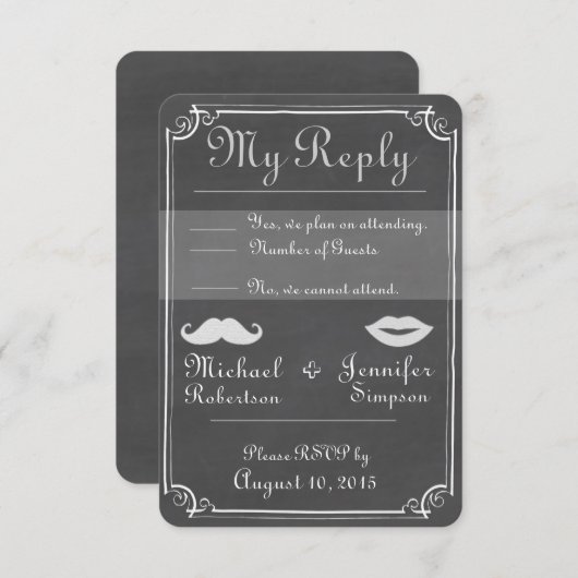 RSVP ancien (Devant / Derrière)