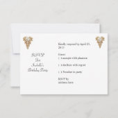 RSVP antwoord Reactie Elegant White Gold Pearl (Achterkant)