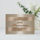 RSVP-antwoordkaart 50-jarig jubileum RSVP Kaartje (Staand voorkant)