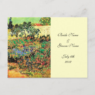 RSVP, antwoordkaart, van Gogh Uitnodiging Briefkaart