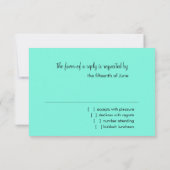 RSVP Aqua et Blue Star de David (Dos)