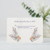 RSVP aquarelle florale (Debout devant)