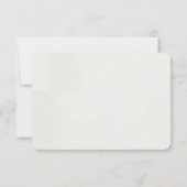 RSVP aquarelle florale (Dos)