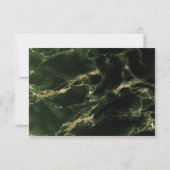 RSVP | Aquarelle vert émeraude BarefootBride™ (Dos)