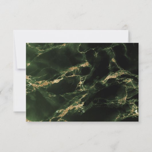 RSVP | Aquarelle vert émeraude BarefootBride™ (Dos)