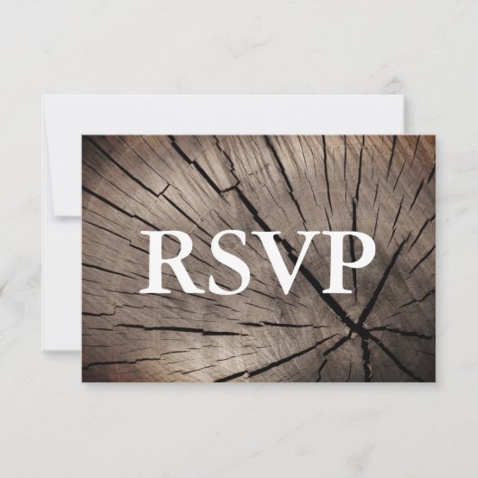 RSVP Arbres & Nature Mariage texturé (Devant)