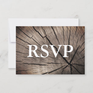 RSVP Arbres & Nature Mariage texturé