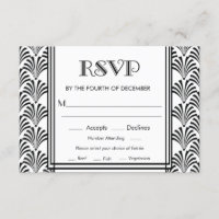 RSVP Art Déco Moderne Gatsby