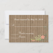 RSVP au mariage amérindien (Dos)