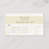 RSVP(avec blanc sur invitations blancs) (Devant)