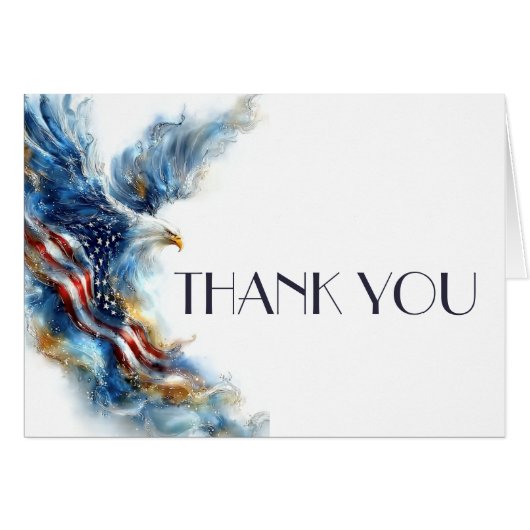 RSVP Bald Eagle Patriotic USA Semiquincentennial (Voorkant Horizontaal)