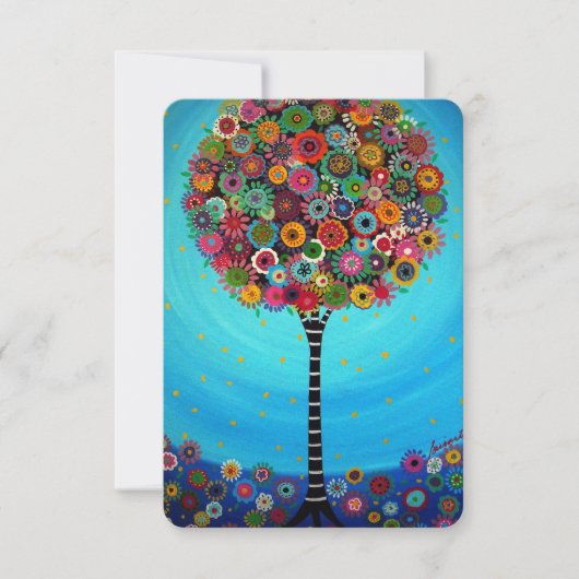 RSVP Bar Bat Mitzvah-reactiekaart Kaartje (Voorkant)