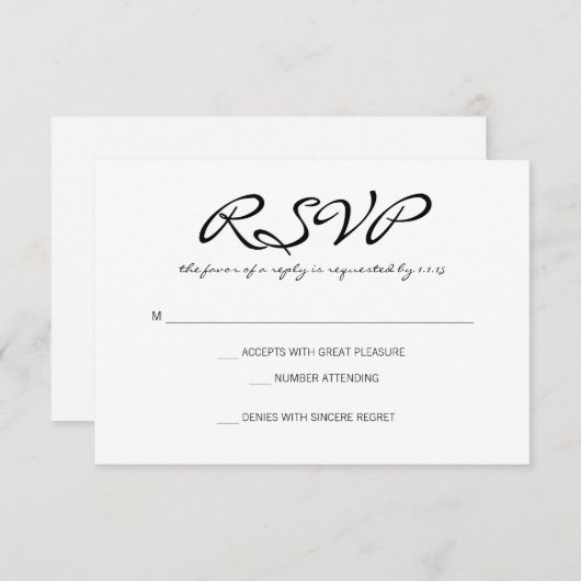 RSVP | Base II | blanc (Devant / Derrière)